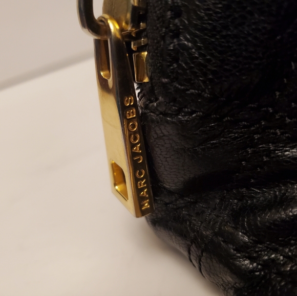 Vintage Marc Jacobs Black Leather Quilted Handbag - Picture 9 of 14